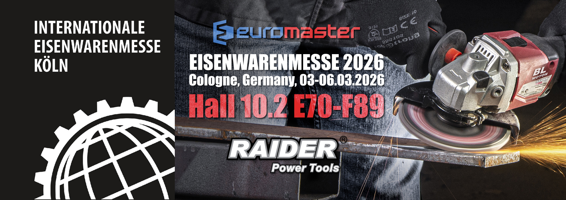 Евромастер на най-голямото световно изложение - Hardware Fare Cologne 2026
