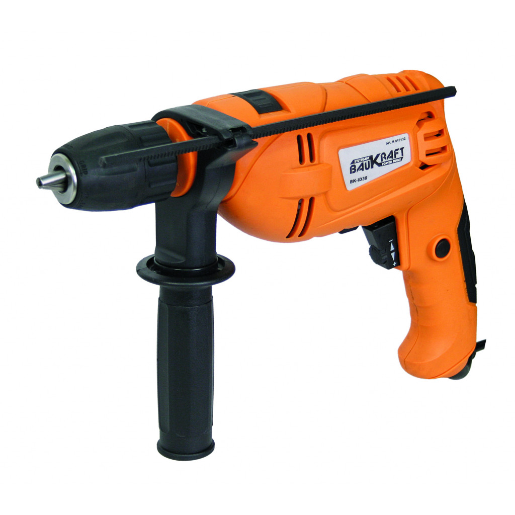 Бормашина 650W 13mm самоз. патр. BAUKRAFT BK-ID30 Baukraft