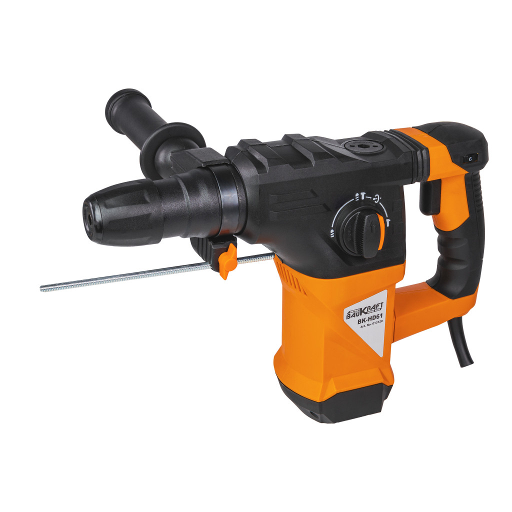 Перфоратор 1500W 4,8kg 32mm SDS-plus 5J BAUKRAFT BK-HD61 – Baukraft – снимка 1