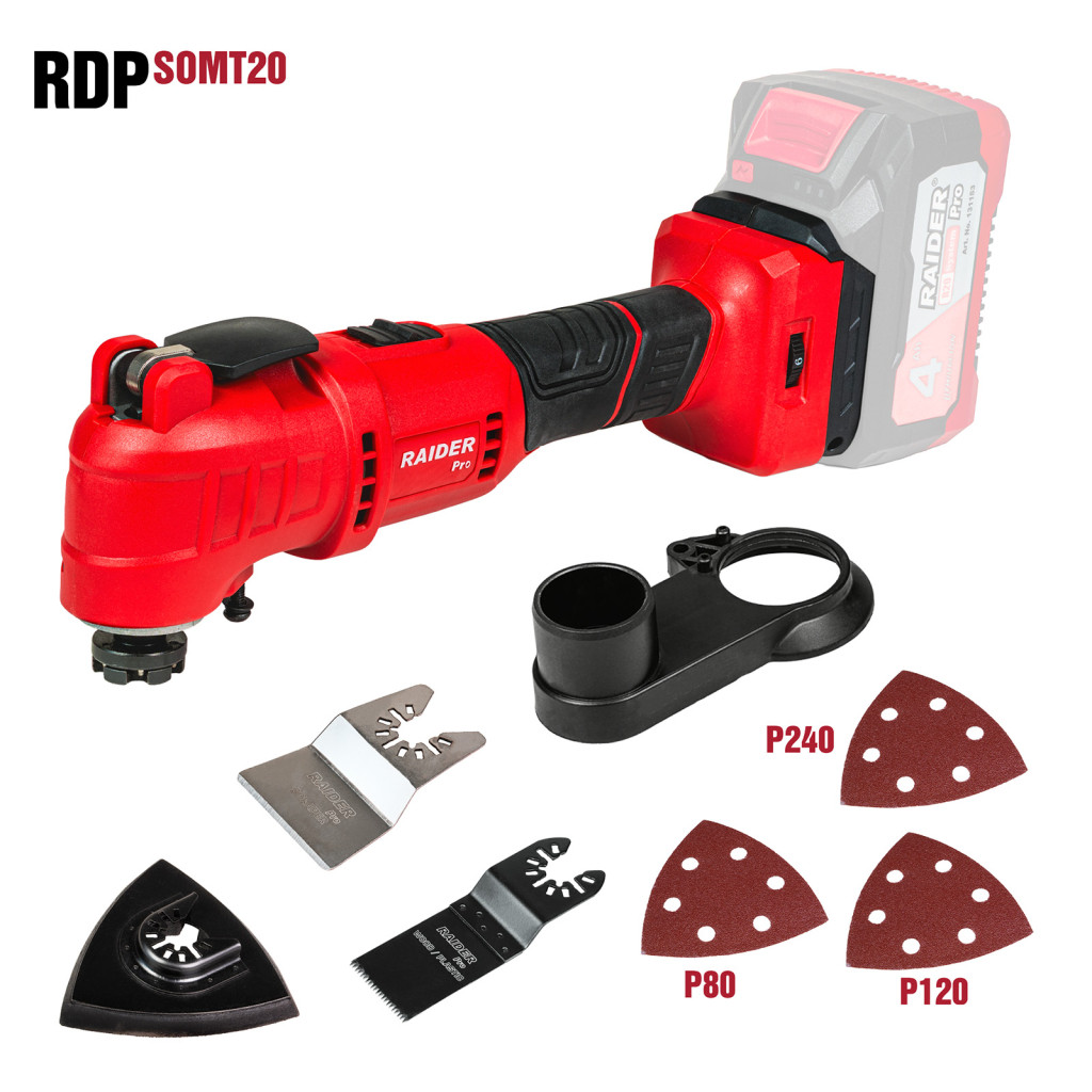 R20 Многофункционален инстр. акум. Li-ion 3° RAIDER PRO RDP-SOMT20