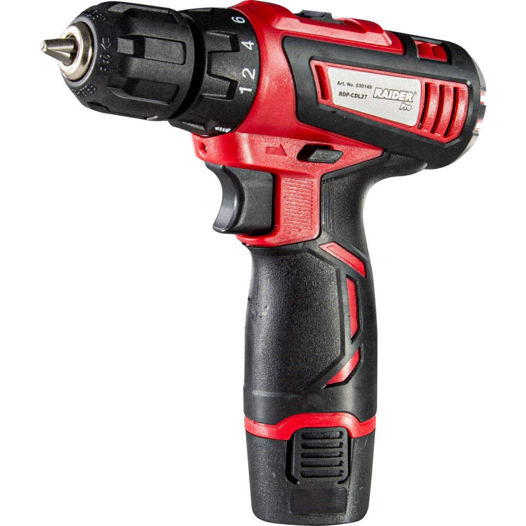 Бормашина акум. 12V 2-ск. 1.5Ah 28Nm RAIDER RD-CDL27 – Raider Power Tools – снимка 1