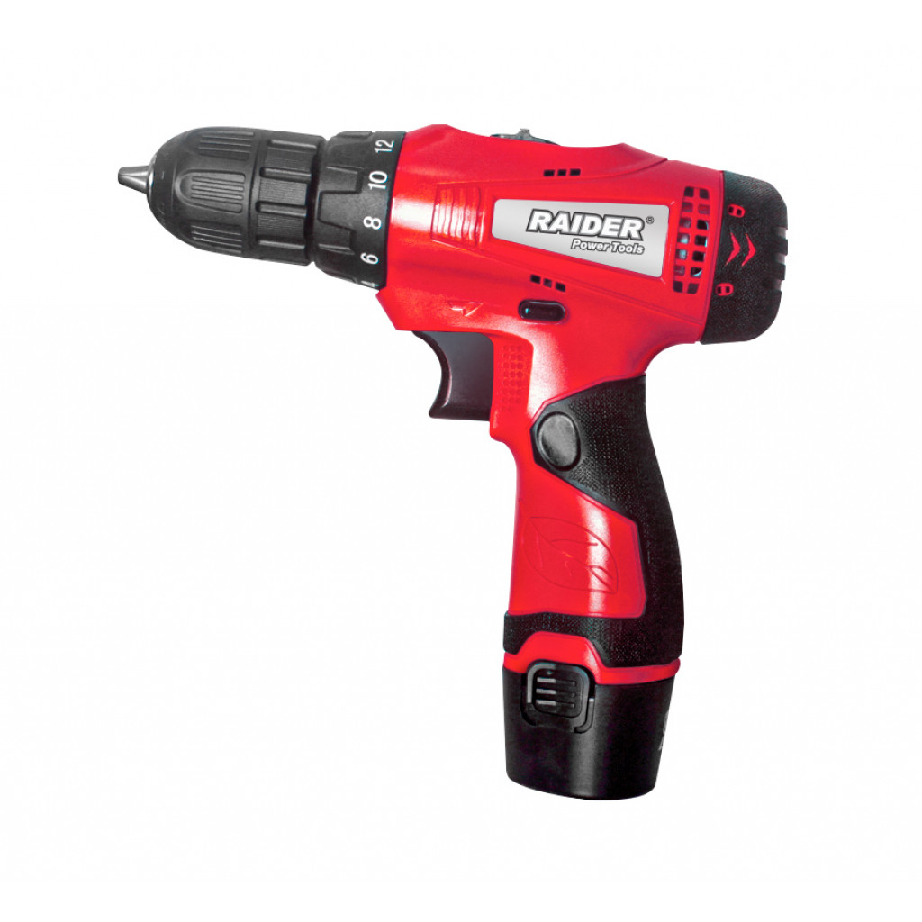 Бормашина акум. 12V 2-ск. 1.5Ah 24Nm RAIDER RD-CDL33 – Raider Power Tools – снимка 1