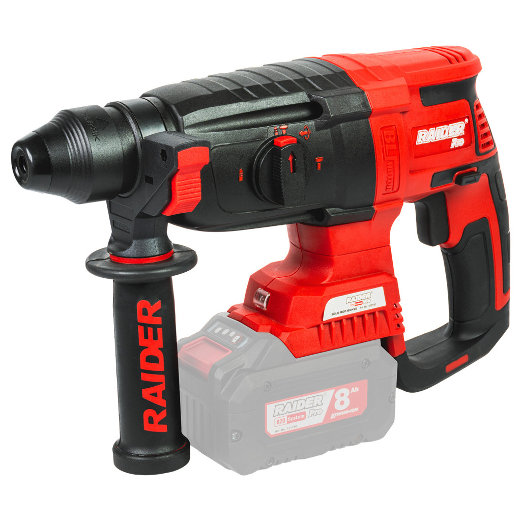 R20 Перфоратор безчетков SDS-plus 3J 4 функц. Solo RAIDER PRO RDP-BRH20 – Raider Pro – снимка 1