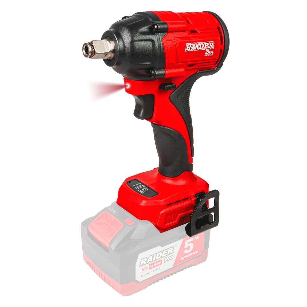 R20 Гайковерт безчетков 1/2" 280Nm куфар Solo RDP-28BBIW20 – Raider Pro – снимка 1
