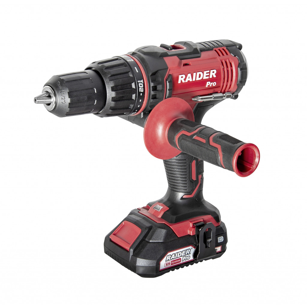 R20 Бормашина акум. Li-ion 2-ск. 13mm 50Nm 20V RAIDER PRO RDP-SCDI20 – Raider Pro – снимка 1