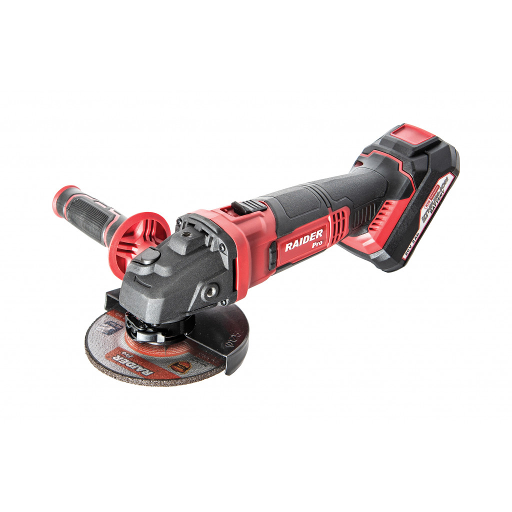 R20 Ъглошлайф акум. ø125mm 10000min-1 20V RAIDER PRO RDP-SAG20 Set