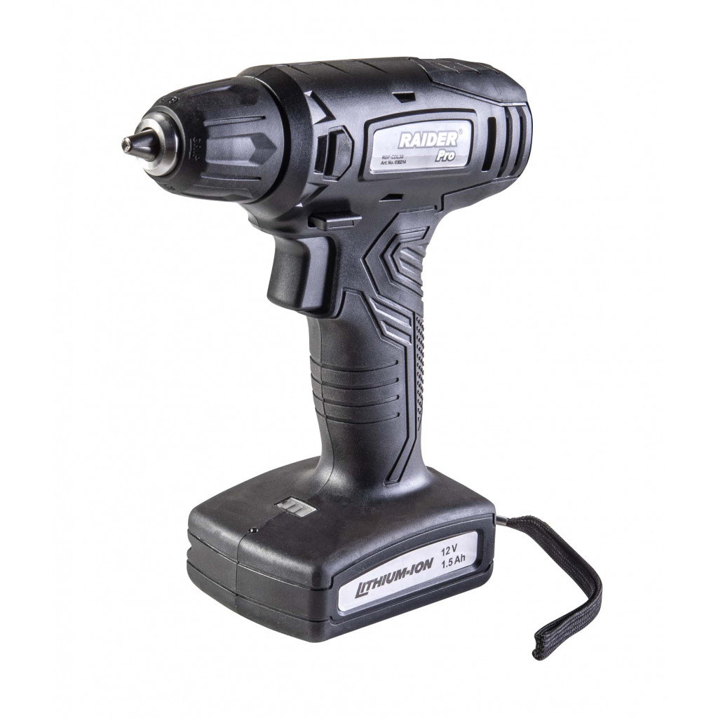 Бормашина акум. Li-ion 12V 1.5Ah 26Nm RAIDER PRO RDP-CDL30 Black – Raider Pro – снимка 1