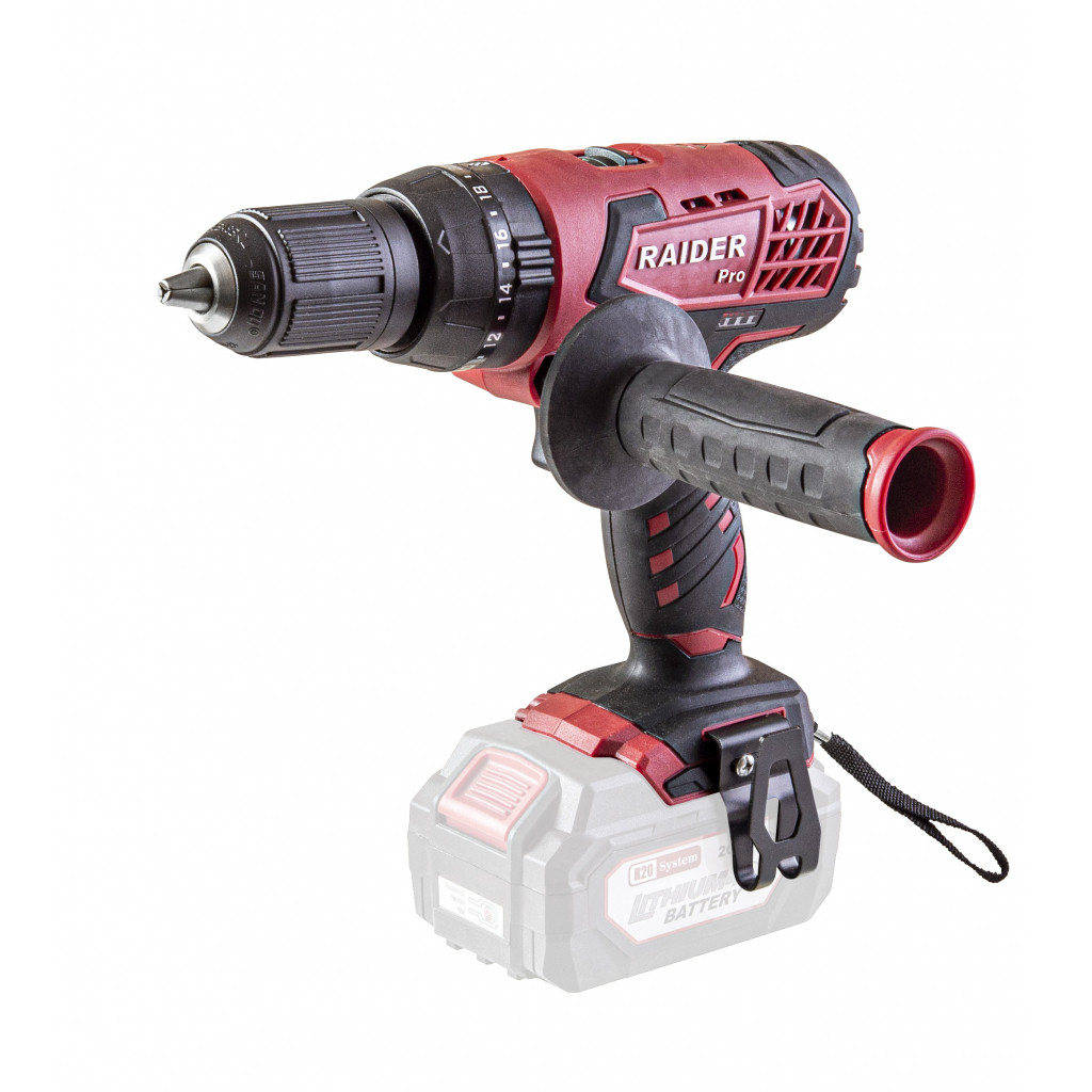 R20 Бормашина акум. 2-ск. 13mm 50Nm 20V Solo RAIDER PRO RDP-SCDI20S – Raider Pro – снимка 1