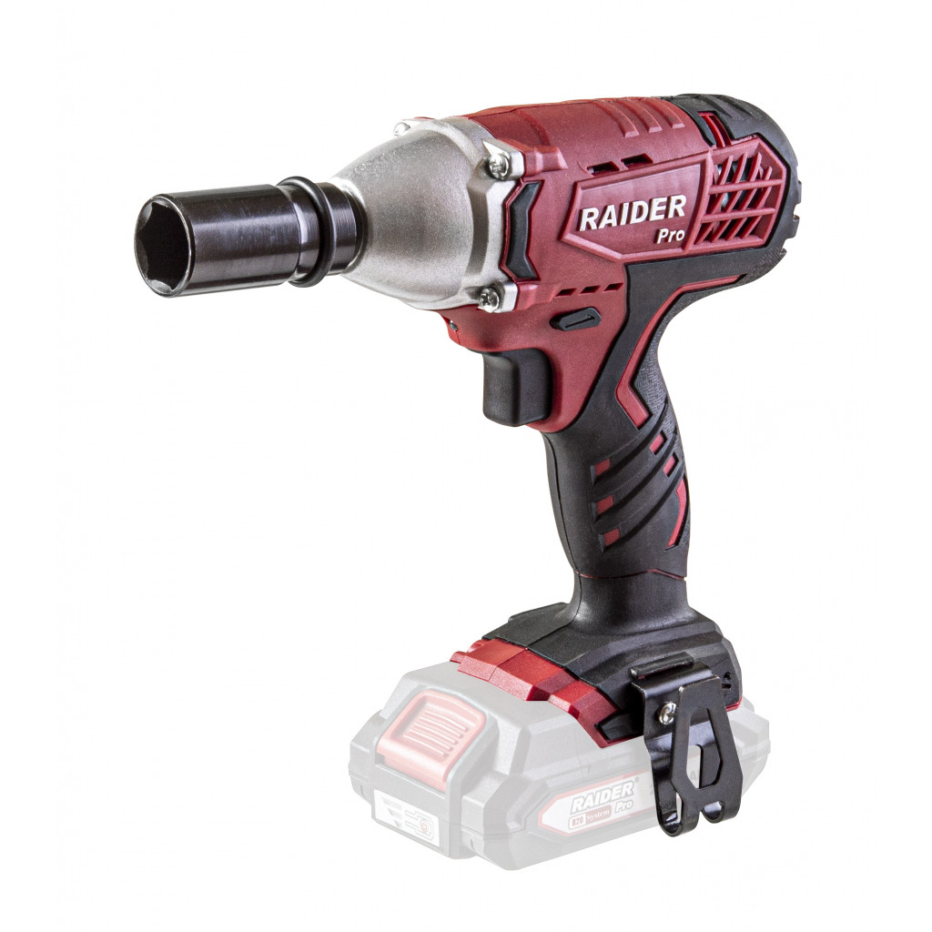 R20 Гайковерт ударен акум. 1/2" 250Nm Solo RAIDER PRO RDP-SCIW20S – Raider Pro – снимка 1
