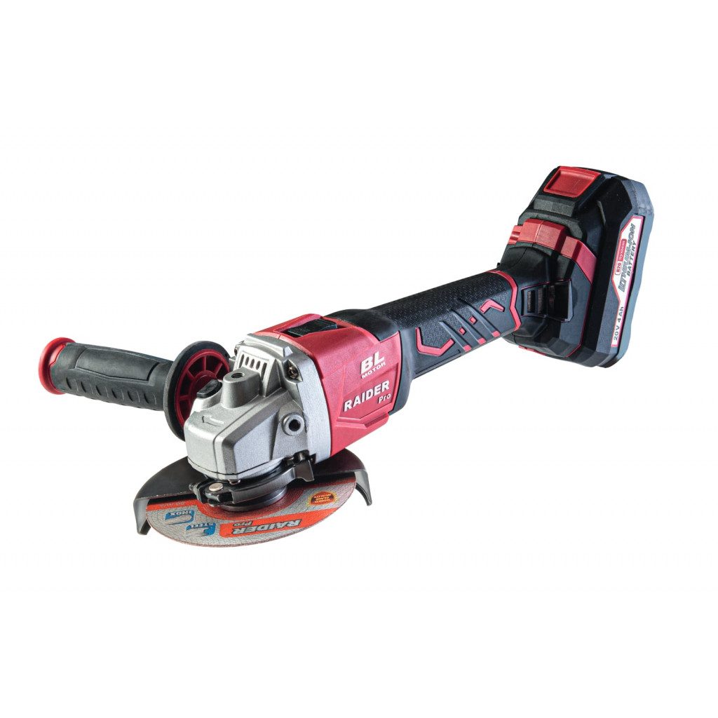 R20 Ъглошлайф акум. Безч. ø125mm 11500min-1 RAIDER PRO RDP-SBAG20 Set