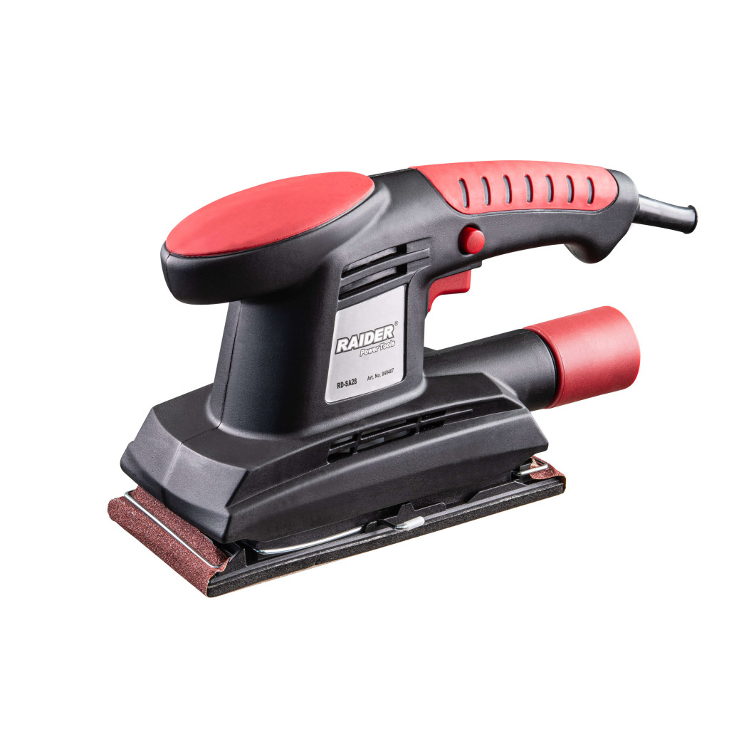 Виброшлайф 260W 90x187mm RAIDER RD-SA28 Black edition
