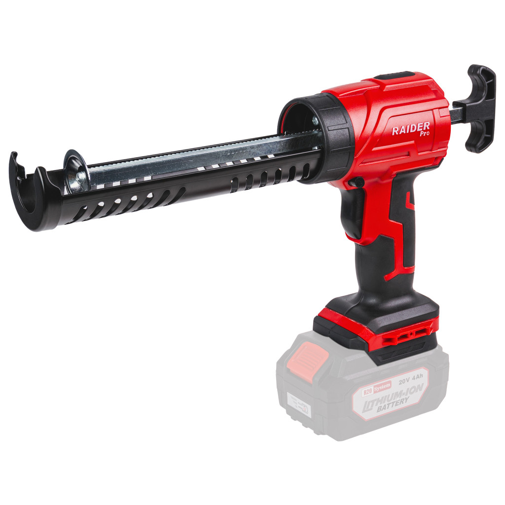 R20 Пистолет за силикон 310ml 1200N рег. об. Solo RAIDER PRO RDP-YCG20 – Raider Pro – снимка 1