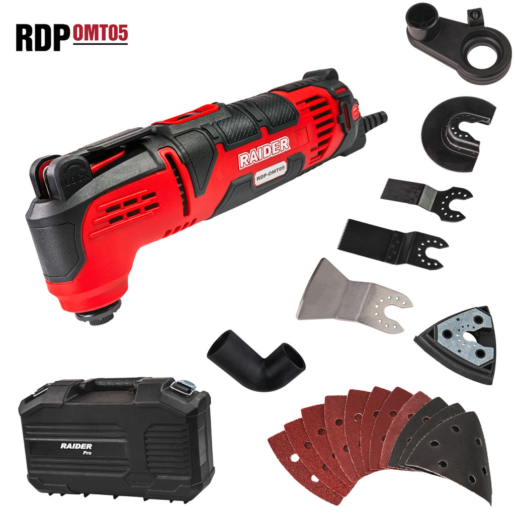 Многофункционален инструмент 310W Quick куфар RDP-OMT05 – Raider Pro – снимка 1