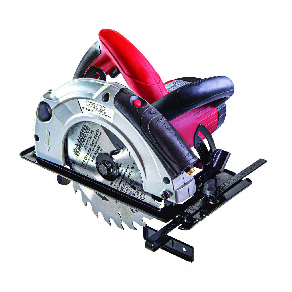 Циркуляр ръчен ø185mm 1300W лазер RAIDER RD-CS21