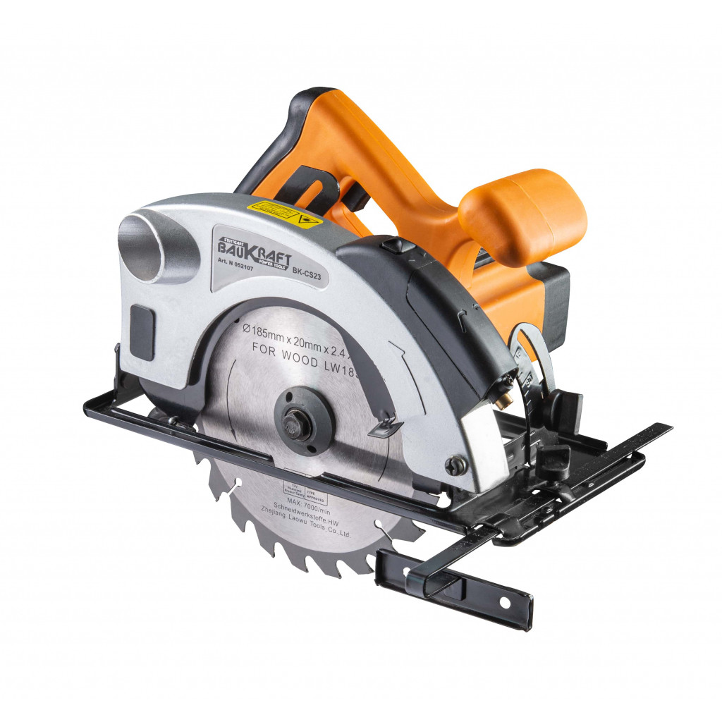 Циркуляр ръчен ø185mm 1200W лазер BAUKRAFT BK-CS23