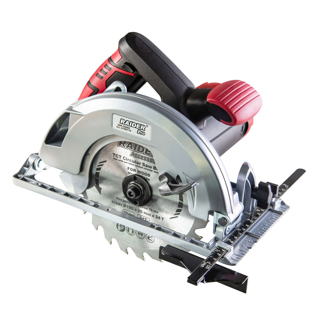 Циркуляр ръчен ø190mm 1400W RAIDER PRO RDP-CS26X