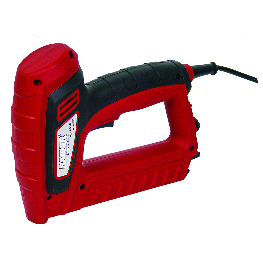 Такер електр. комб. RAIDER RD-ES16 скоби 8-16x11.3x0.7mm – Raider Power Tools – снимка 1
