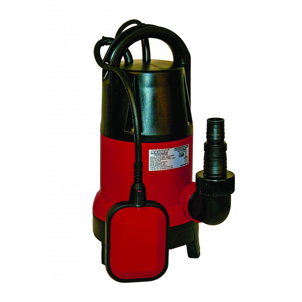 Помпа водна потоп. RAIDER RD-WP002EX – Raider Garden Tools – снимка 1
