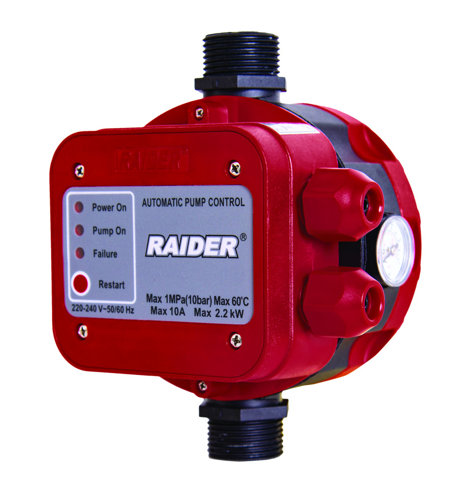 Пресостат електронен 2.2kW 1MPa 1" RAIDER RD-EPC02