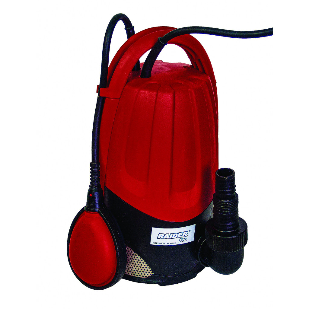 Помпа водна потоп. 900W 1max 250L/min 9.5m RAIDER PRO RDP-WP26