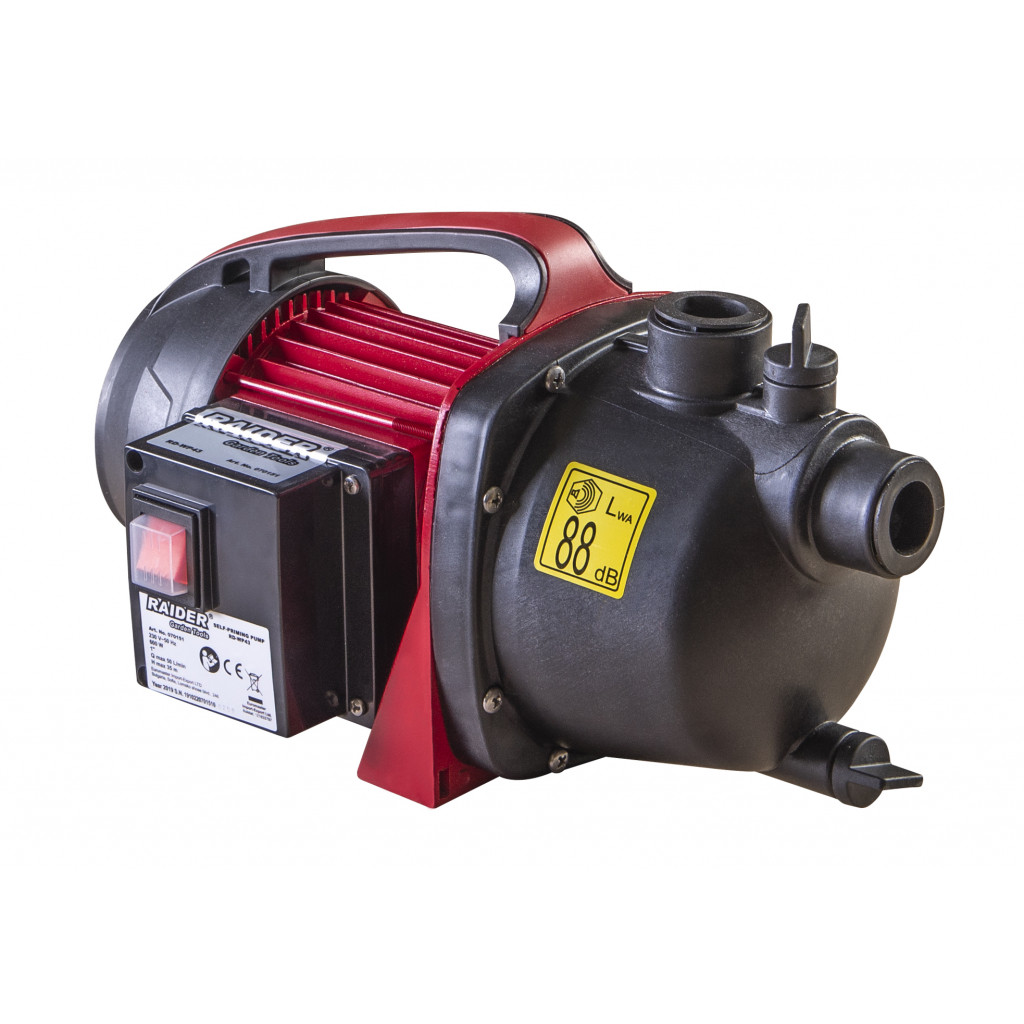 Помпа водна 600W 1" max 50L/min 35m RAIDER RD-WP43