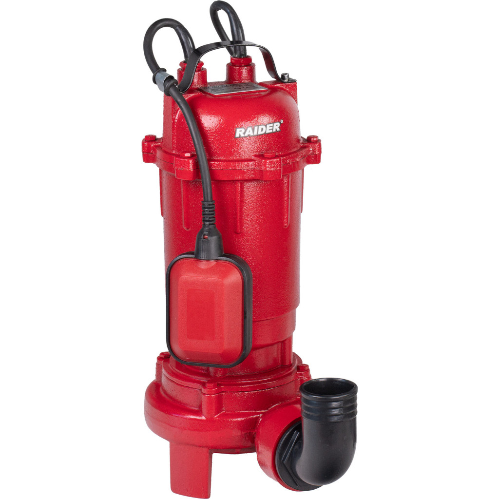 Помпа водна за мръсна вода 1100W 2"230L/min9m нож RAIDER RD-CAWP55 – Raider Garden Tools – снимка 1