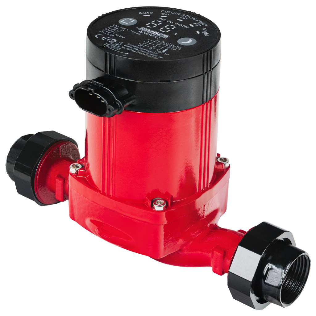 Помпа циркулационна 60W 1,1/2" 65L/min 8m 110°C RAIDER RD-CWP82 – Raider Garden Tools – снимка 1