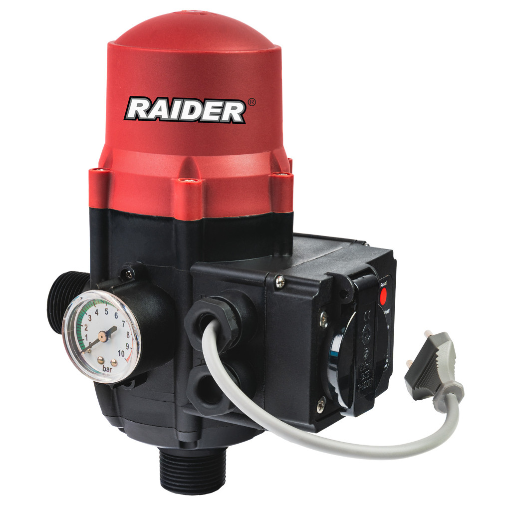 Пресостат електронен 2.2kW 1" 60°C регулируем RAIDER RD-EPC03