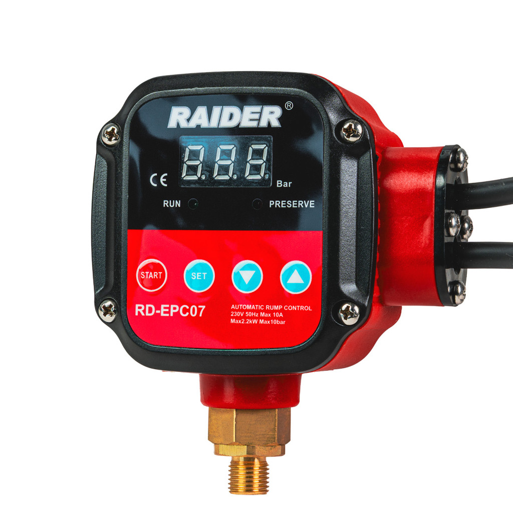 Пресостат електронен 2.2kW 1/4" 80°C Digital RD-EPC07 – Raider Garden Tools – снимка 1