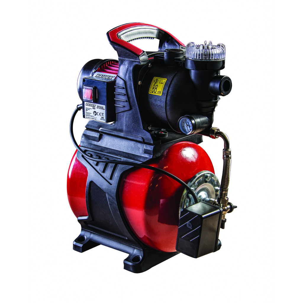 Хидрофор 800W 1" max 53L/min 3bar 40m RAIDER PRO RDP-WP800SW – Raider Pro – снимка 1