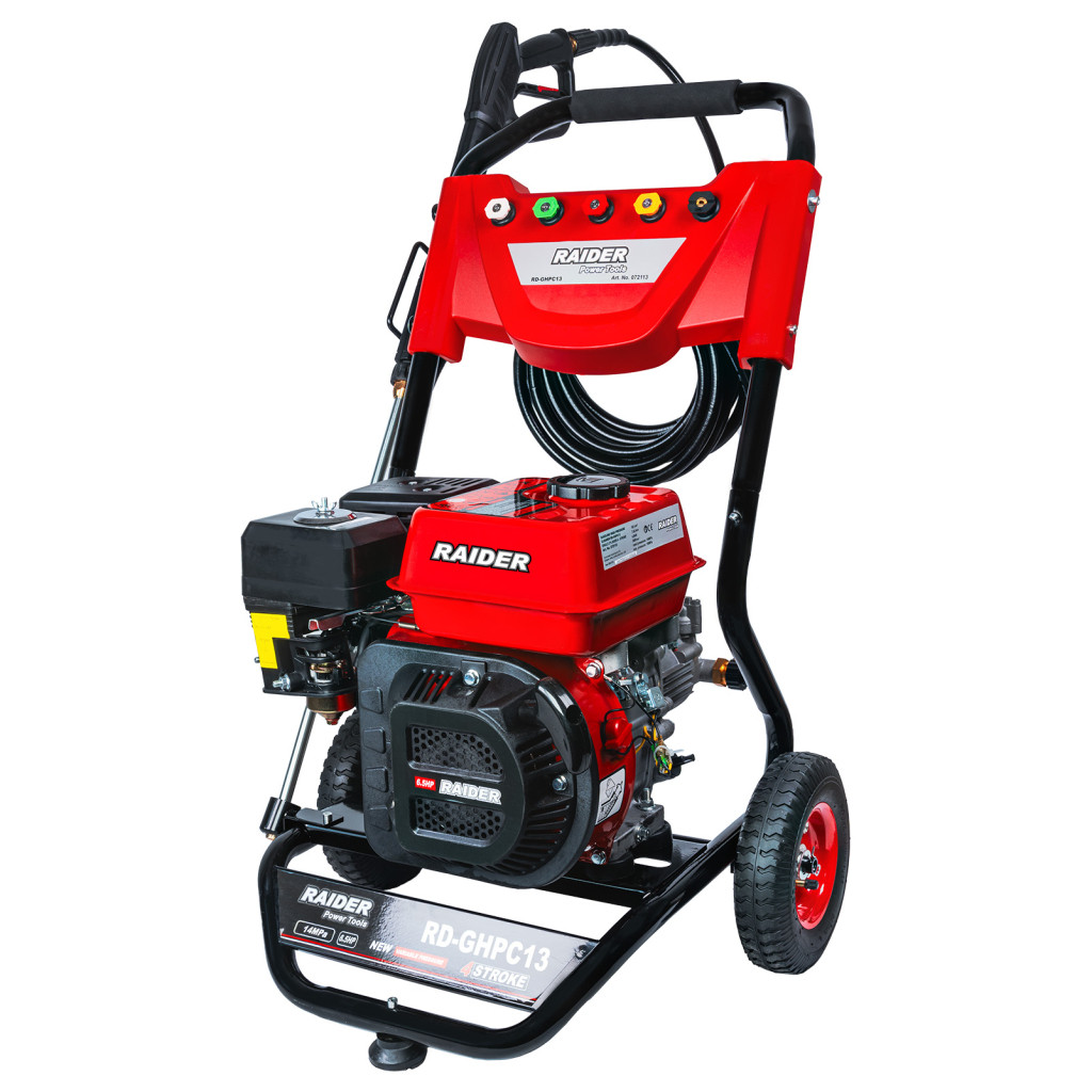 Водоструйка бензинова 4.8kW 14MPa 7,5L/min RAIDER RD-GHPC13 – Raider Garden Tools – снимка 1