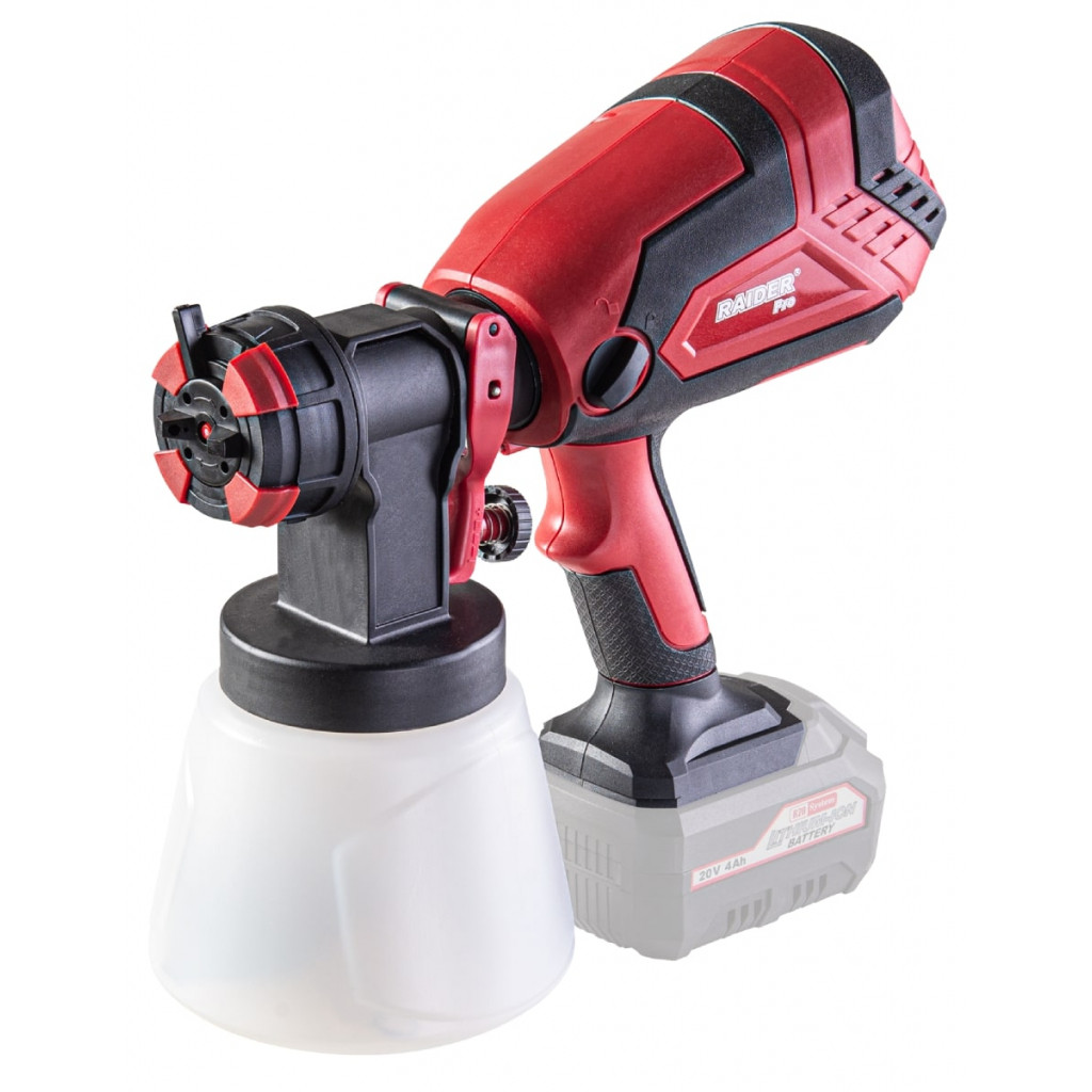 R20 Пистолет за боя акум. ø1.5 1.8 2.2mm 1L RAIDER PRO RDP-SSGC20