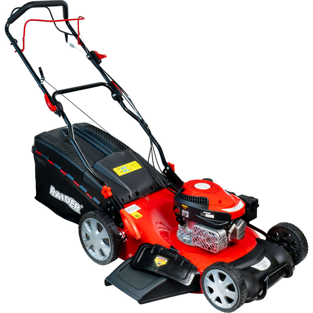 Косачка бенз. самоход 3.7kW 56cm 22" 70L 3000m2 RAIDER RD-GLM12 – Raider Garden Tools – снимка 1