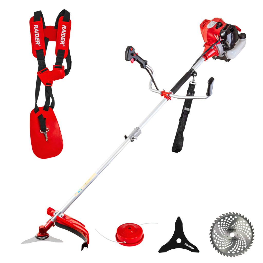Коса бензинова с нож и корда сгъваема 2.2kW RAIDER RD-GBC24 – Raider Garden Tools – снимка 1