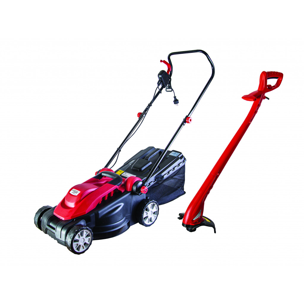 К-кт косачка 1600W 360mm 35L и тример 250W 220mm RAIDER RD-LMGT01 – Raider Garden Tools – снимка 1
