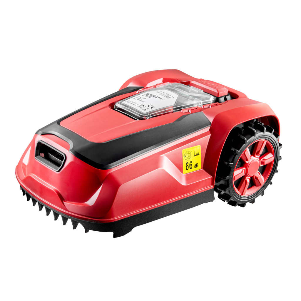 Косачка робот безчеткова 220mm 20V 4Ah 1200m2 App RAIDER RD-RLM45 – Raider Garden Tools – снимка 1