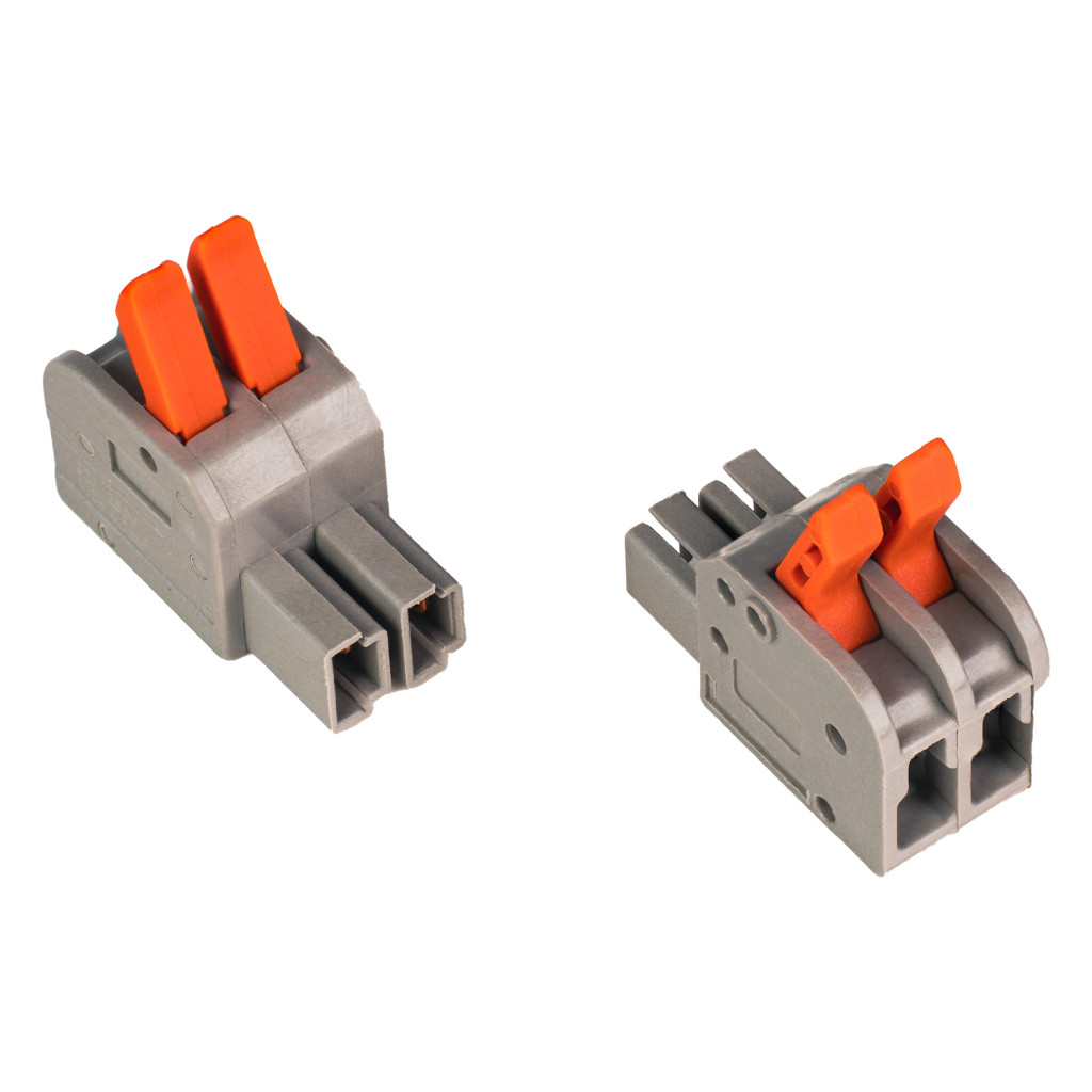 Конектор 2 бр. за кабел за косачки робот RAIDER RD-RLM44 & RLM45 – Raider Garden Tools – снимка 1