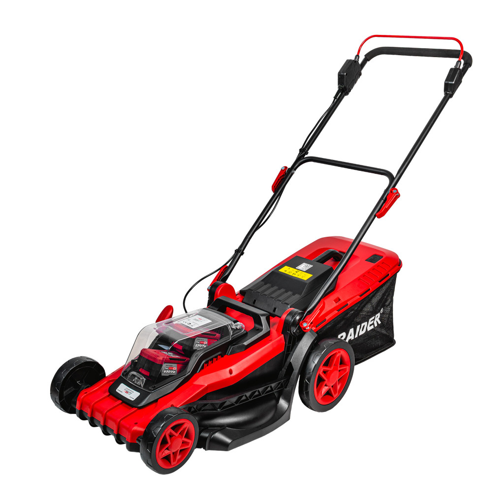 R20 Косачка безч. 40V 42cm 50L 6нива Solo RDP-HBLM20 – Raider Garden Tools – снимка 1
