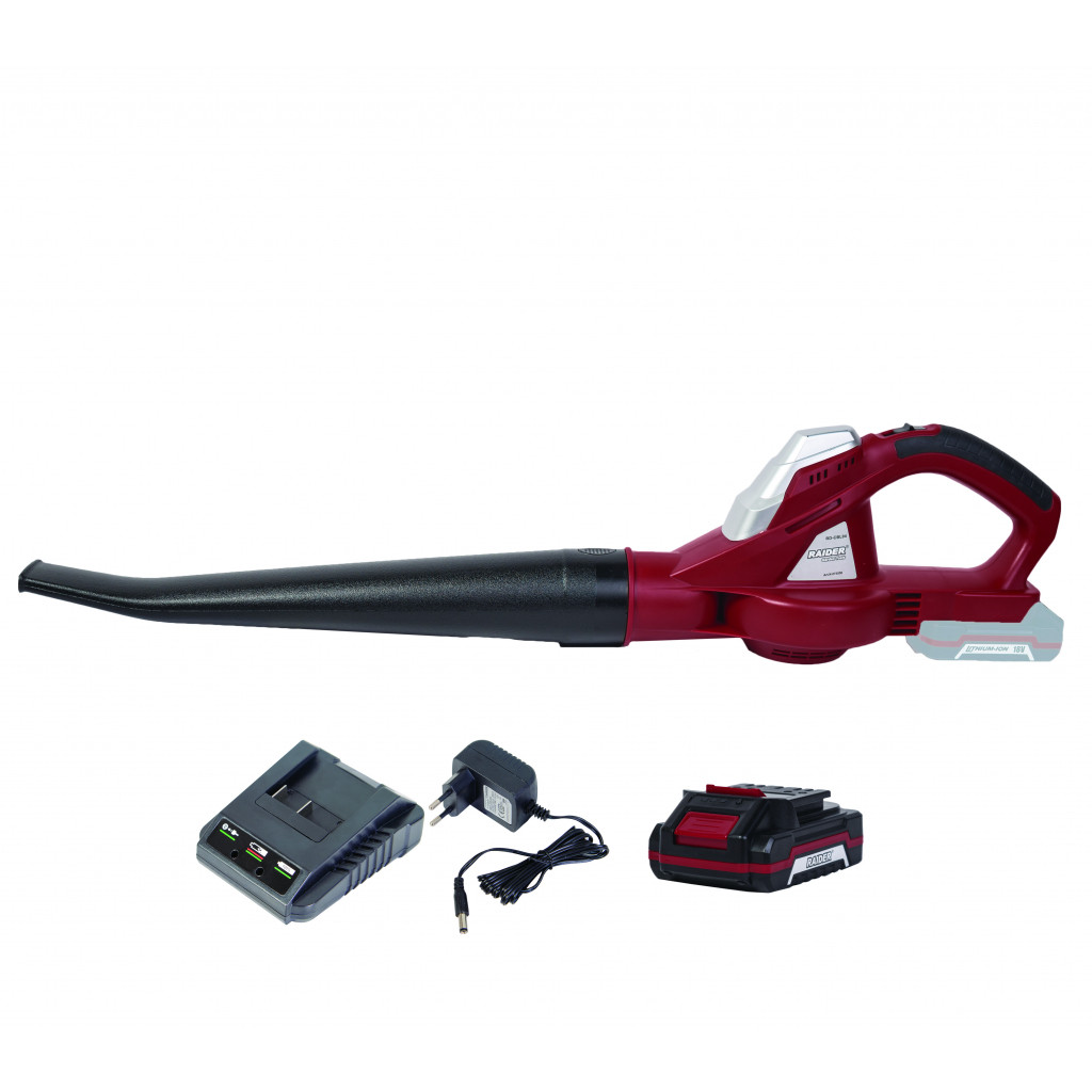 Комплект Уред за обдухване Li-ion 18V 1.3 Ah RAIDER RD-CBL04 – Raider Garden Tools – снимка 1