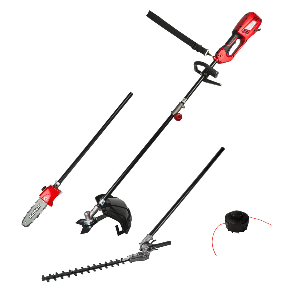 Коса електр. с нож и корда 4в1 1.4kW RD-EBC12 – Raider Garden Tools – снимка 1