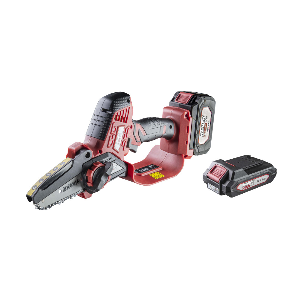 R20 Резачка акум. безчеткова 100mm RAIDER PRO RDP-SBGP20 Set – Raider Garden Tools – снимка 1