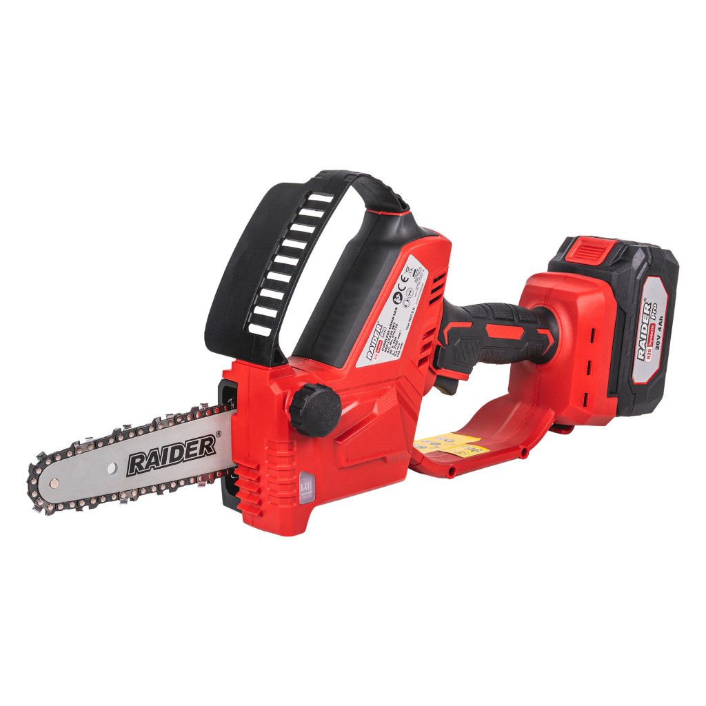 R20 Резачка акум. 150mm SDS 1/4"1.1mm 36 Oil 4Ah RAIDER PRO RDP-CCS20 – Raider Garden Tools – снимка 1
