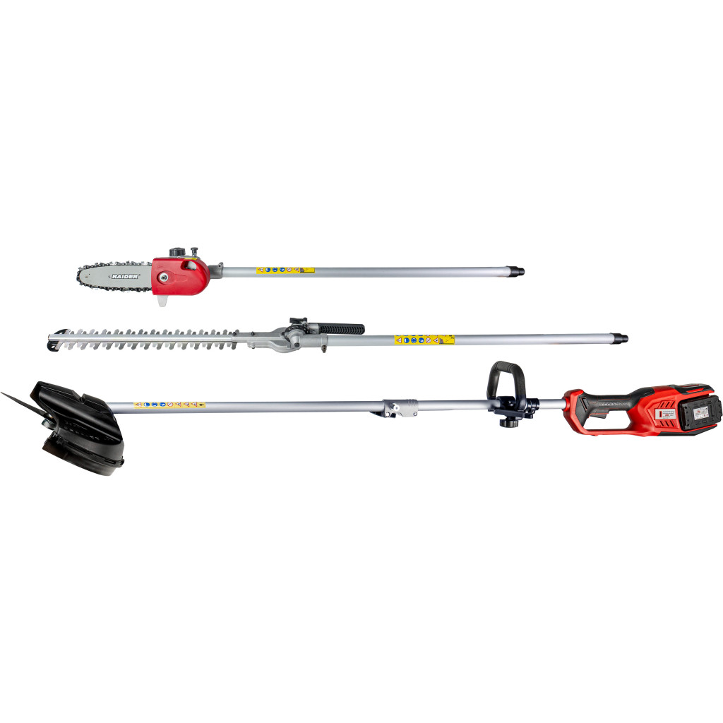 R20 Коса безчеткова с нож и корда 40V 4в1 RAIDER PRO RDP-BCPSHT20 – Raider Garden Tools – снимка 1