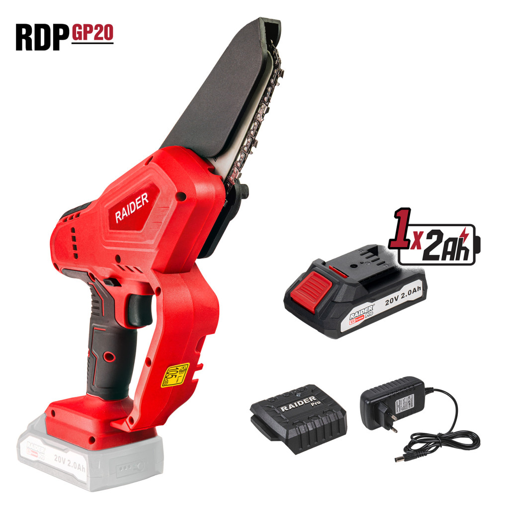 R20 Резачка 100mm (4") 1/4".043" (1.1mm) 28 2Ah RDP-GP20 – Raider Garden Tools – снимка 1