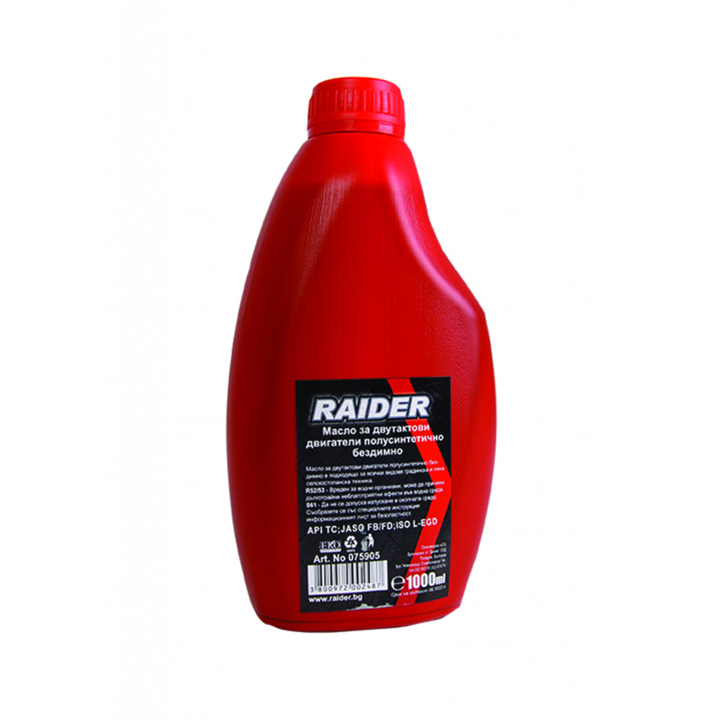 Масло за двутактови двигатели 1L RAIDER – Raider Power Tools – снимка 1