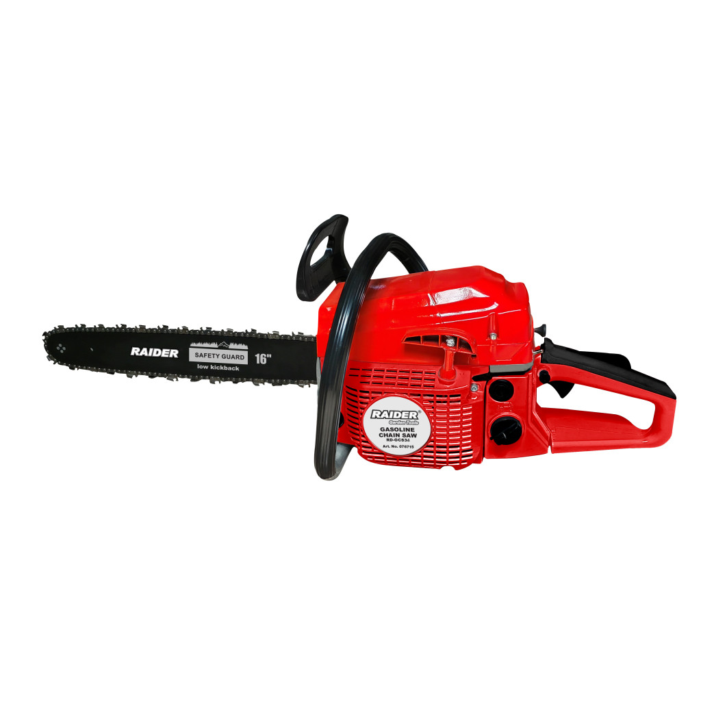 Резачка бензин. 400mm 2400W .325" 1.5mm 64 52cc RAIDER RD-GCS34 – Raider Garden Tools – снимка 1