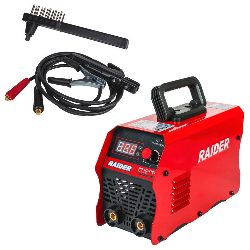 Инверторен електрожен 140A Display RAIDER RD-MIW160
