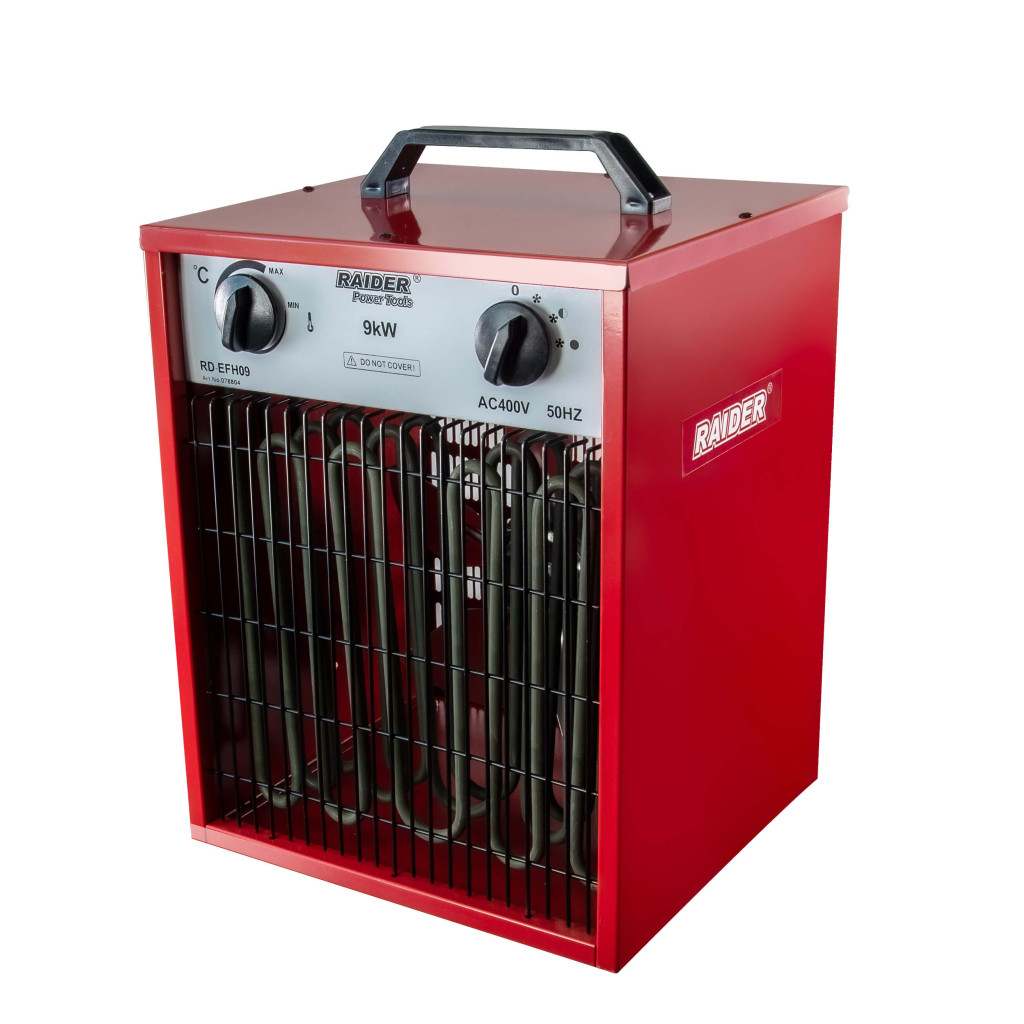 Калорифер електрически 9kW RAIDER RD-EFH09 – Raider Power Tools – снимка 1
