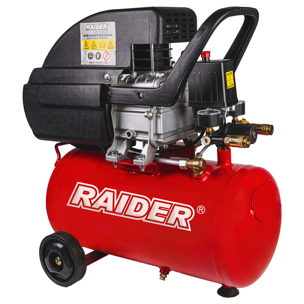 Компресор 24L 1.5kW RAIDER RD-AC04O – Raider Power Tools – снимка 1