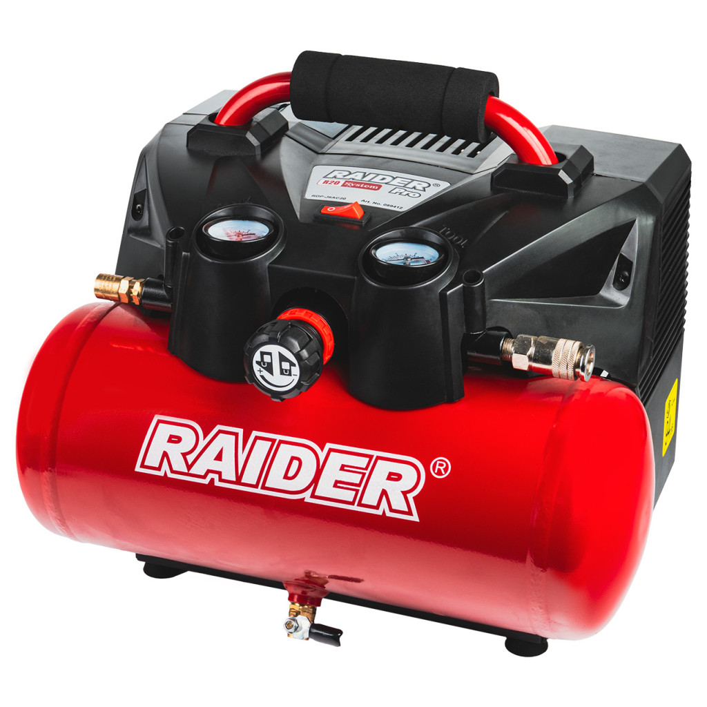 R20 Компресор 40V 6L 98L/min 9bar аксесо. Solo RAIDER PRO RDP-J6AC20